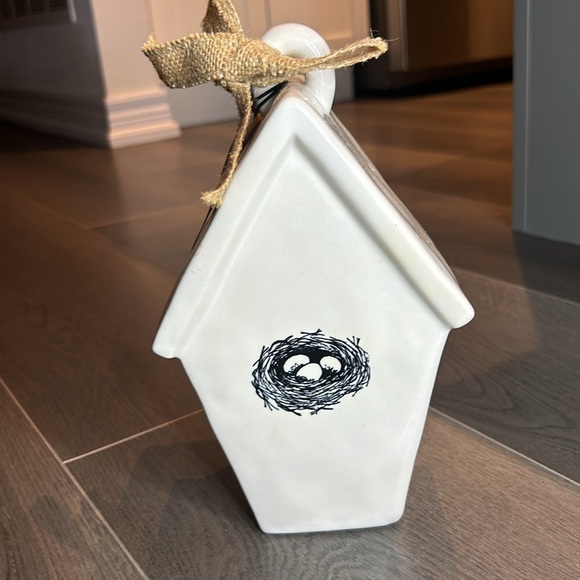 Rae Dunn by Magenta Collection Artisan REST Birdhouse with Nest Graphic - Picture 14 of 14